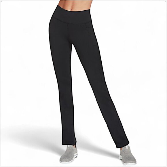 Skechers Black Gowalk Pants Activewear Workout Exercise Yoga NWT NEW 2XL XXL - Picture 2 of 9